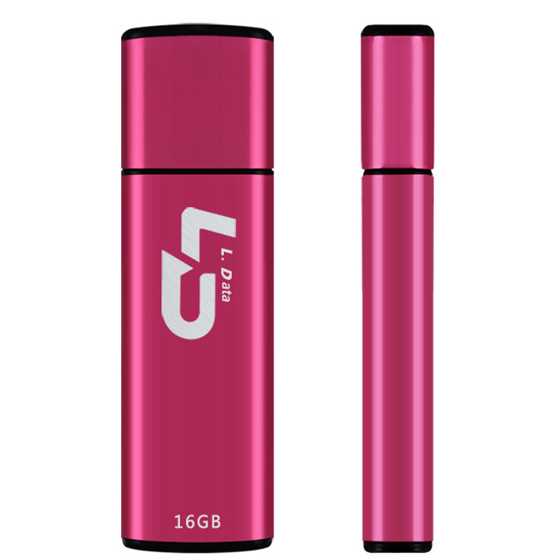 Mini Portable Waterproof USB Flash Pen Drive 16GB Alloy Metal Rose Red U Disk